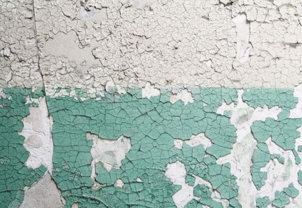 peeling paint